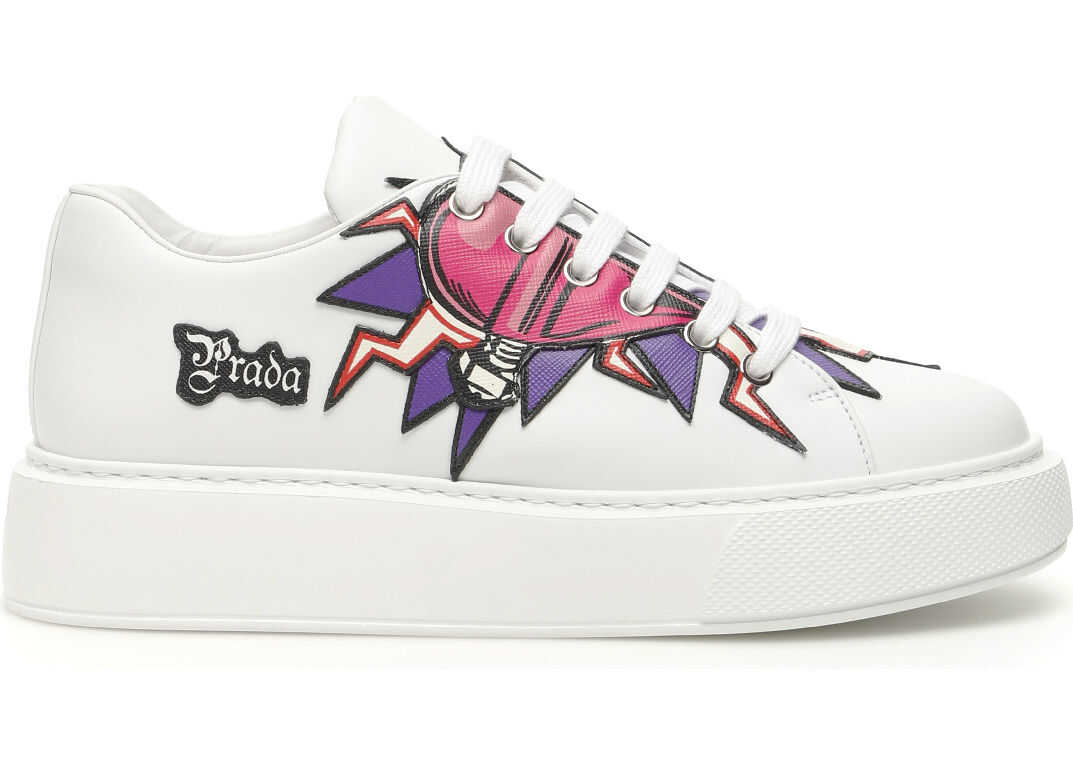 Prada Heart Sneakers BIANCO