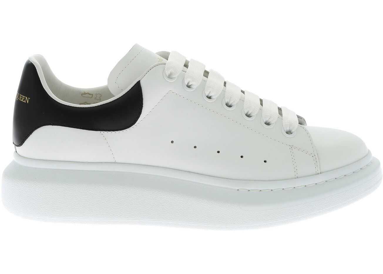 Alexander McQueen Oversize Sneakers In White And Black White