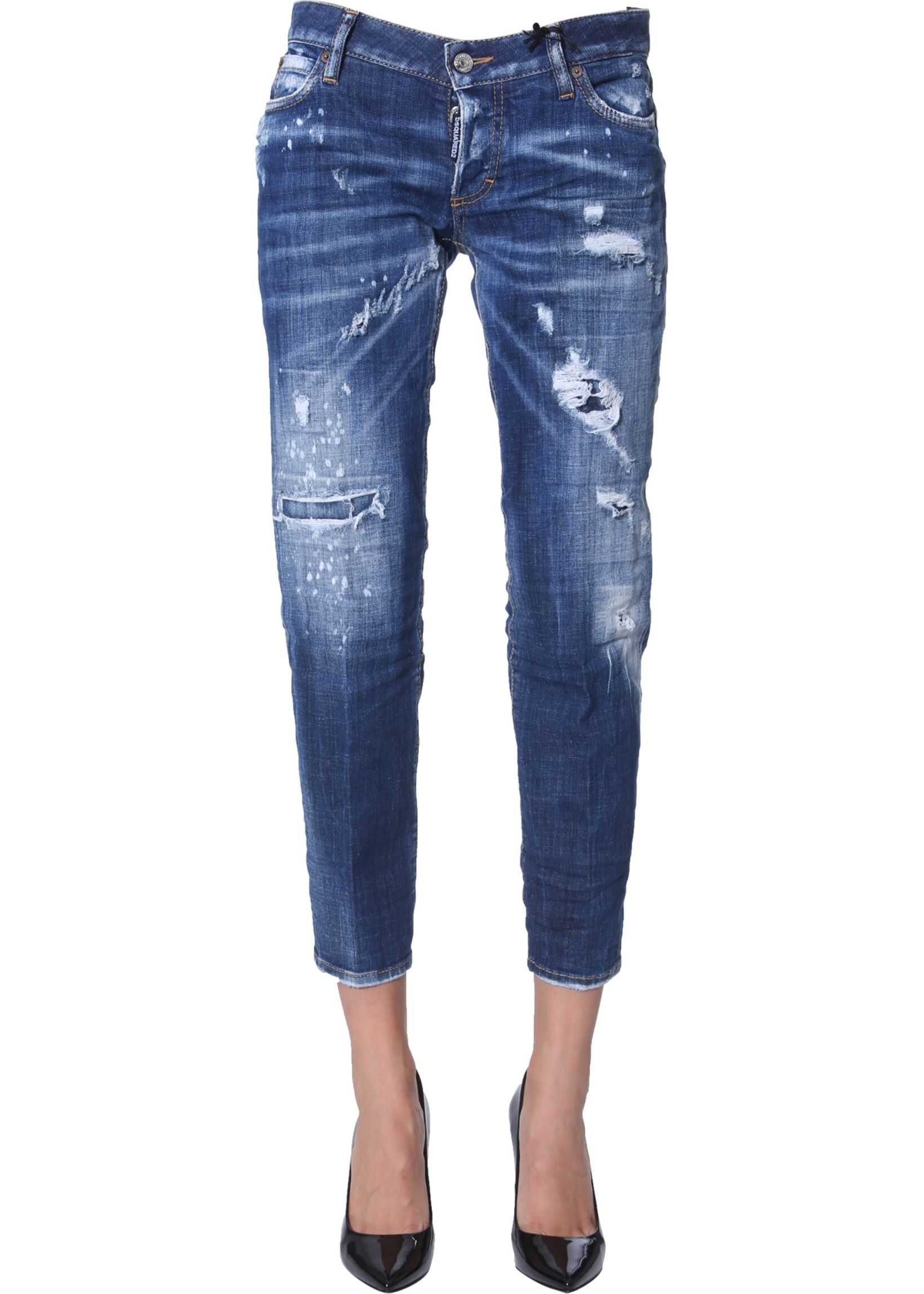 DSQUARED2 Jennifer Cropped Jeans BLUE