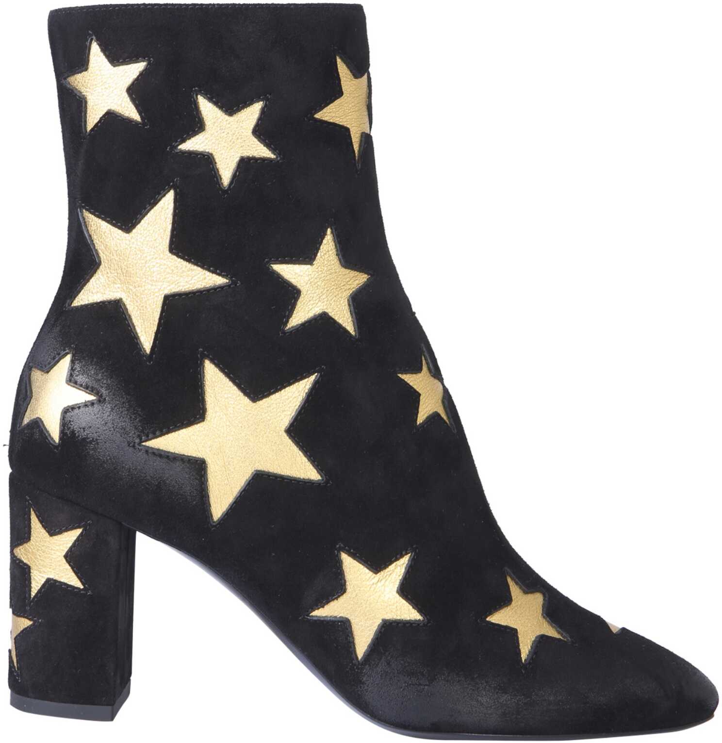 Cizma Saint Laurent Lou Boot BLACK