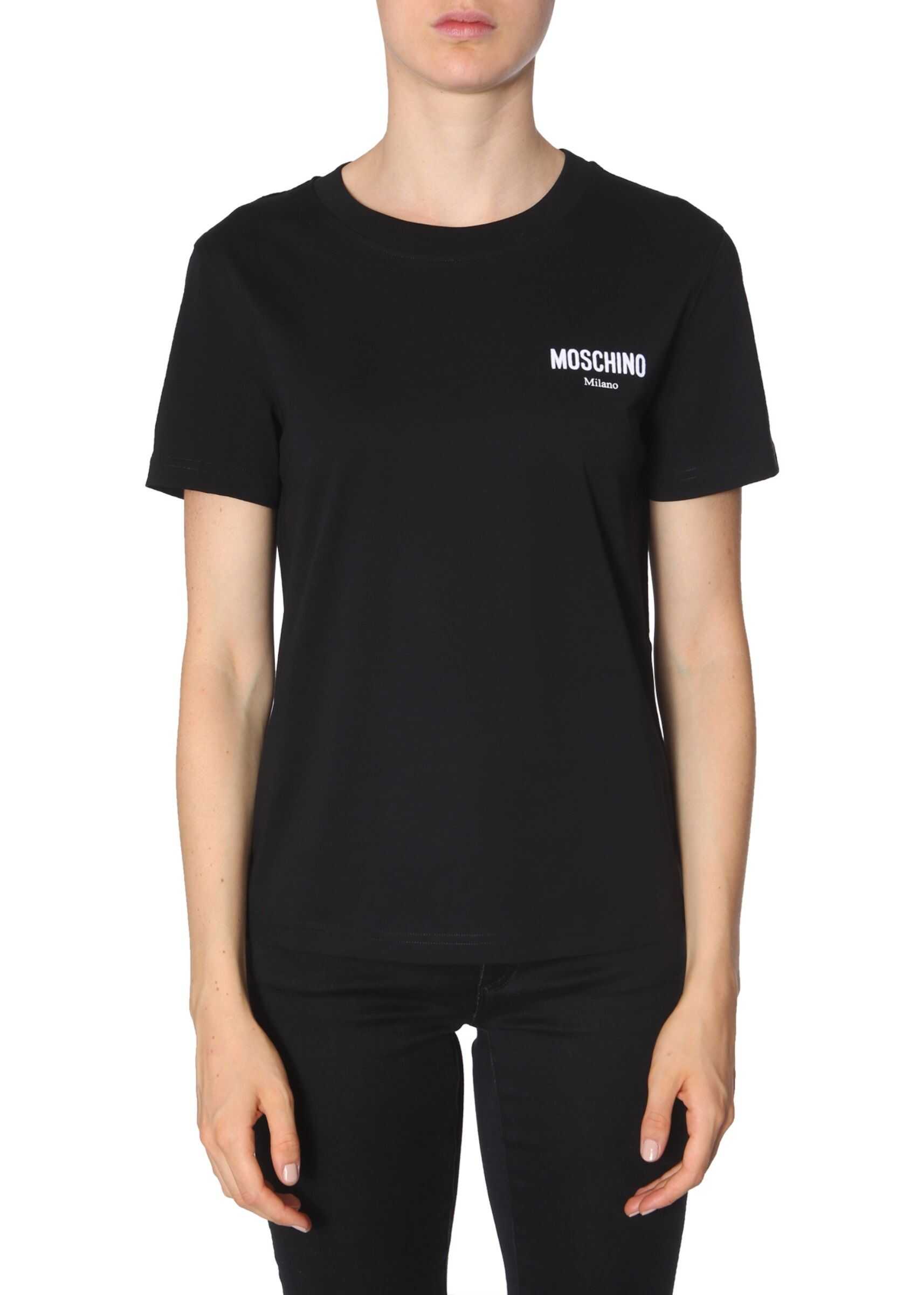 Moschino Round Neck T-Shirt BLACK