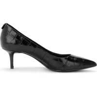 Pantofi cu toc Decollete Michael Kors Model Flex Kitten In Black Crocodile Print Leather Femei