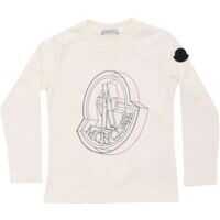 Tricouri Cream White Cotton T-Shirt Baieti