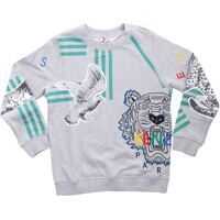 Bluze de trening Crazy Jungle Sweatshirt In Light Gray Fete