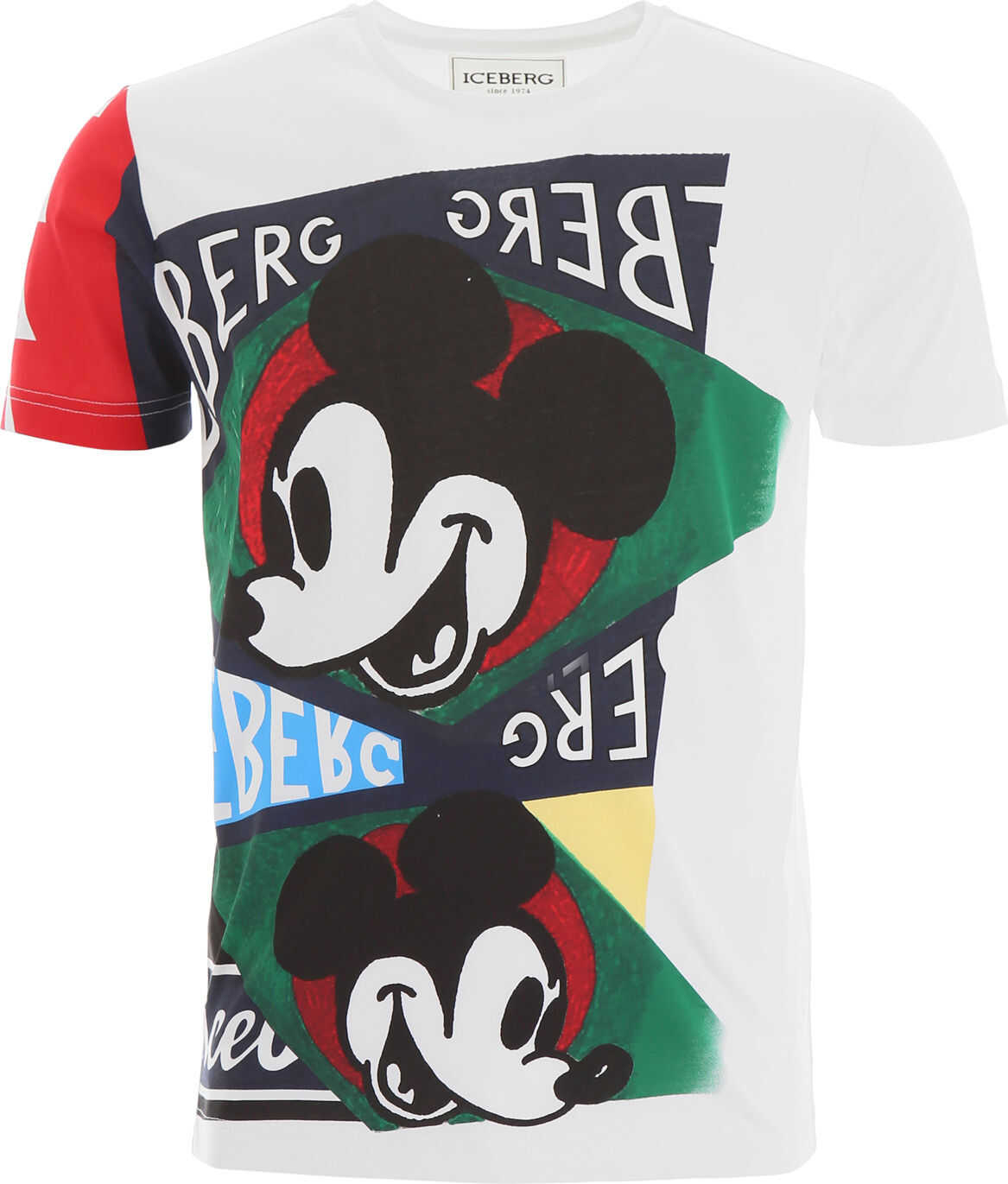 Iceberg Mickey Mouse T-Shirt BIANCO OTTICO