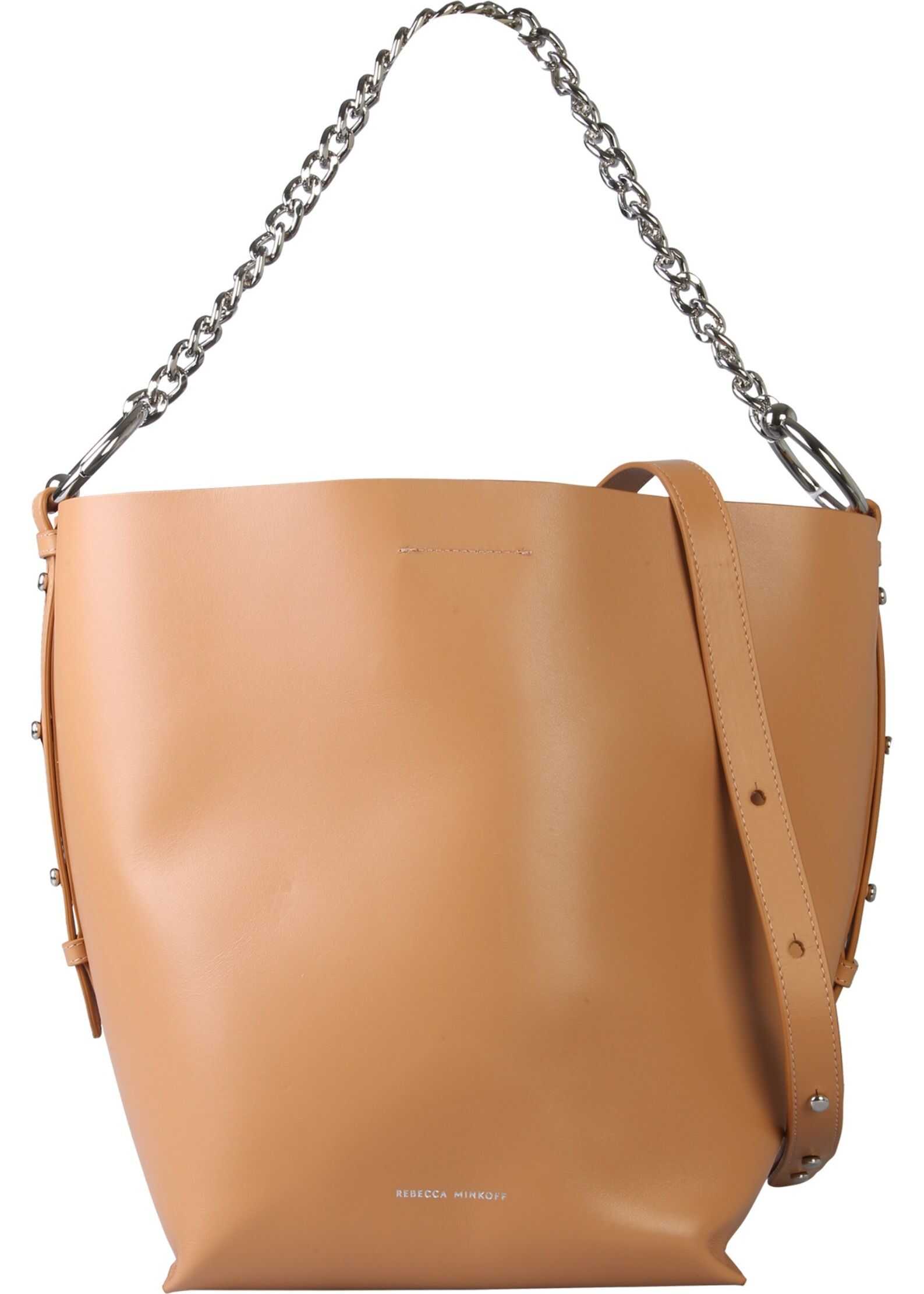 Rebecca Minkoff Leather Shopping Bag BROWN