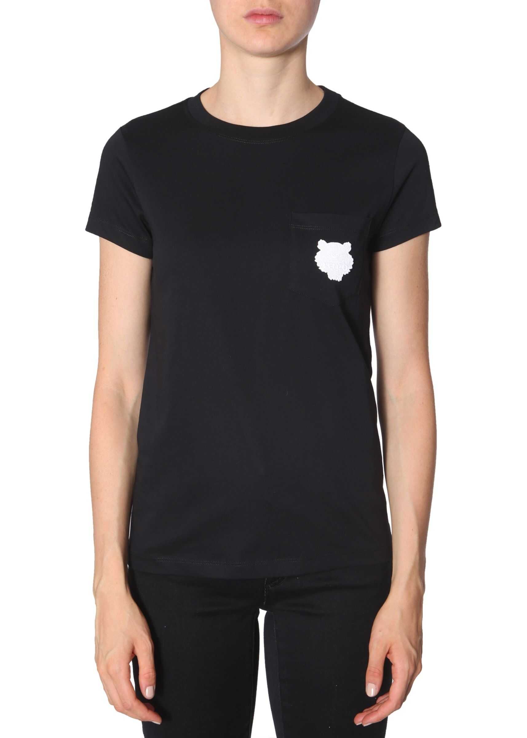 Kenzo Round Neck T-Shirt BLACK