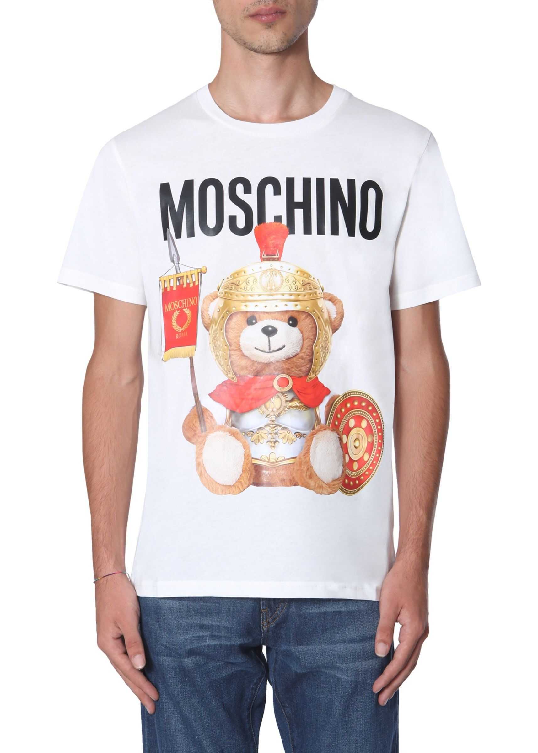 Moschino Round Neck T-Shirt WHITE