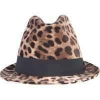 Palarii Leopard Printed Hat Femei