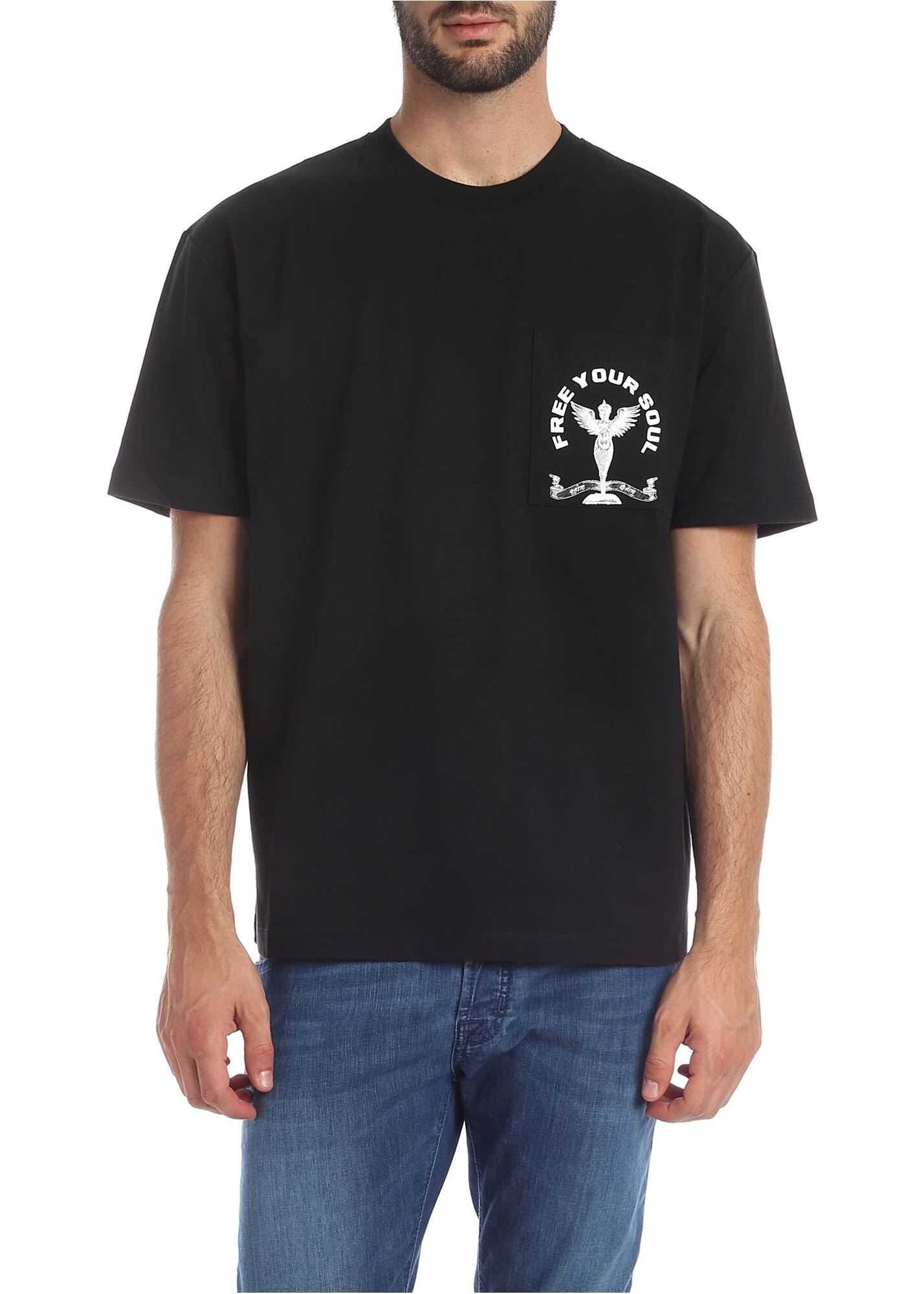 MCQ Alexander McQueen Free Your Soul T-Shirt In Black Black