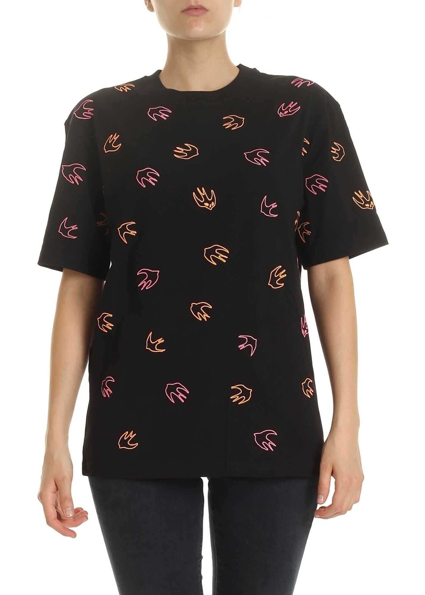 Mini Swallow T-Shirt In Black