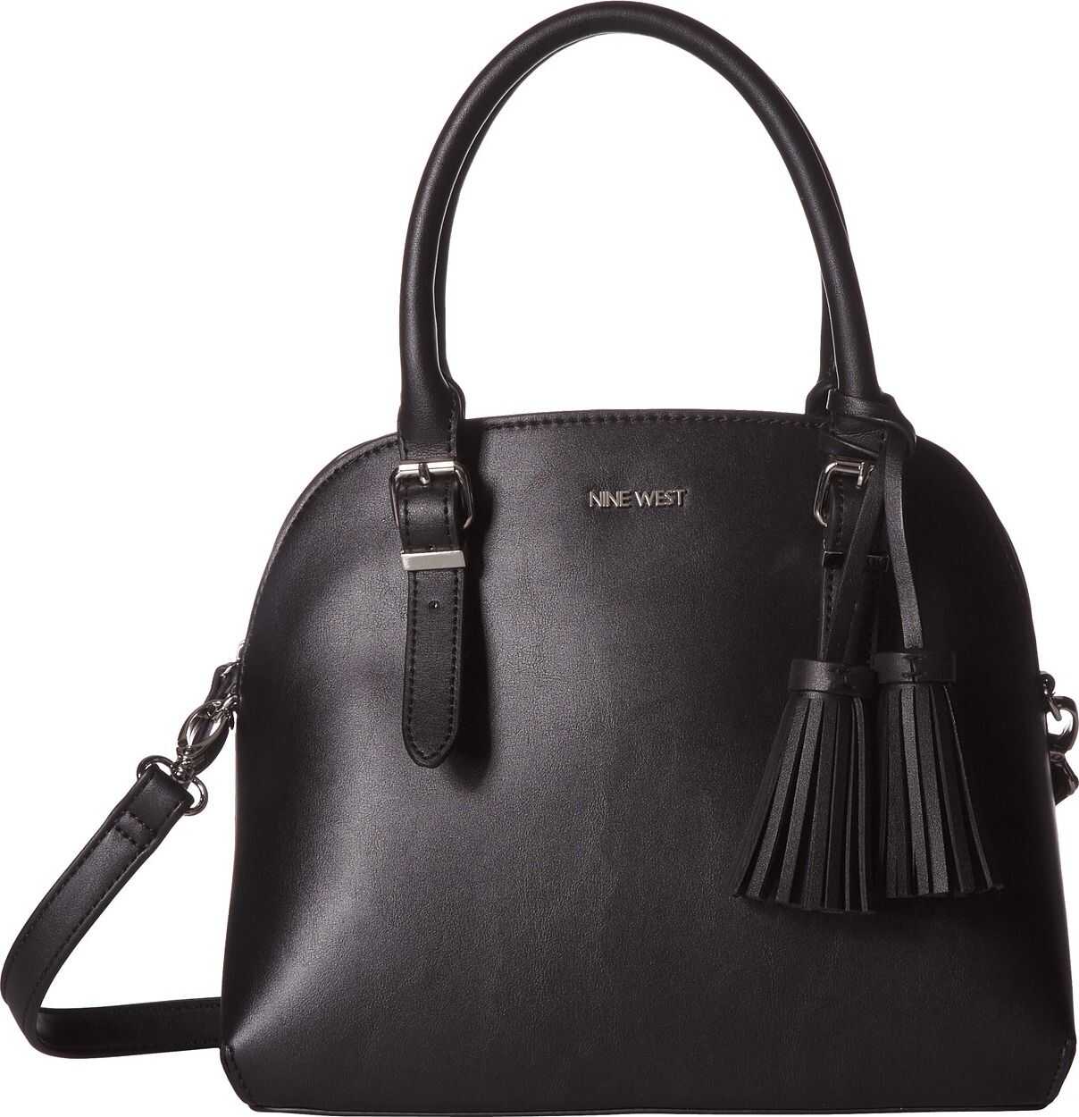 Nine West Carrigan Dome Satchel Black