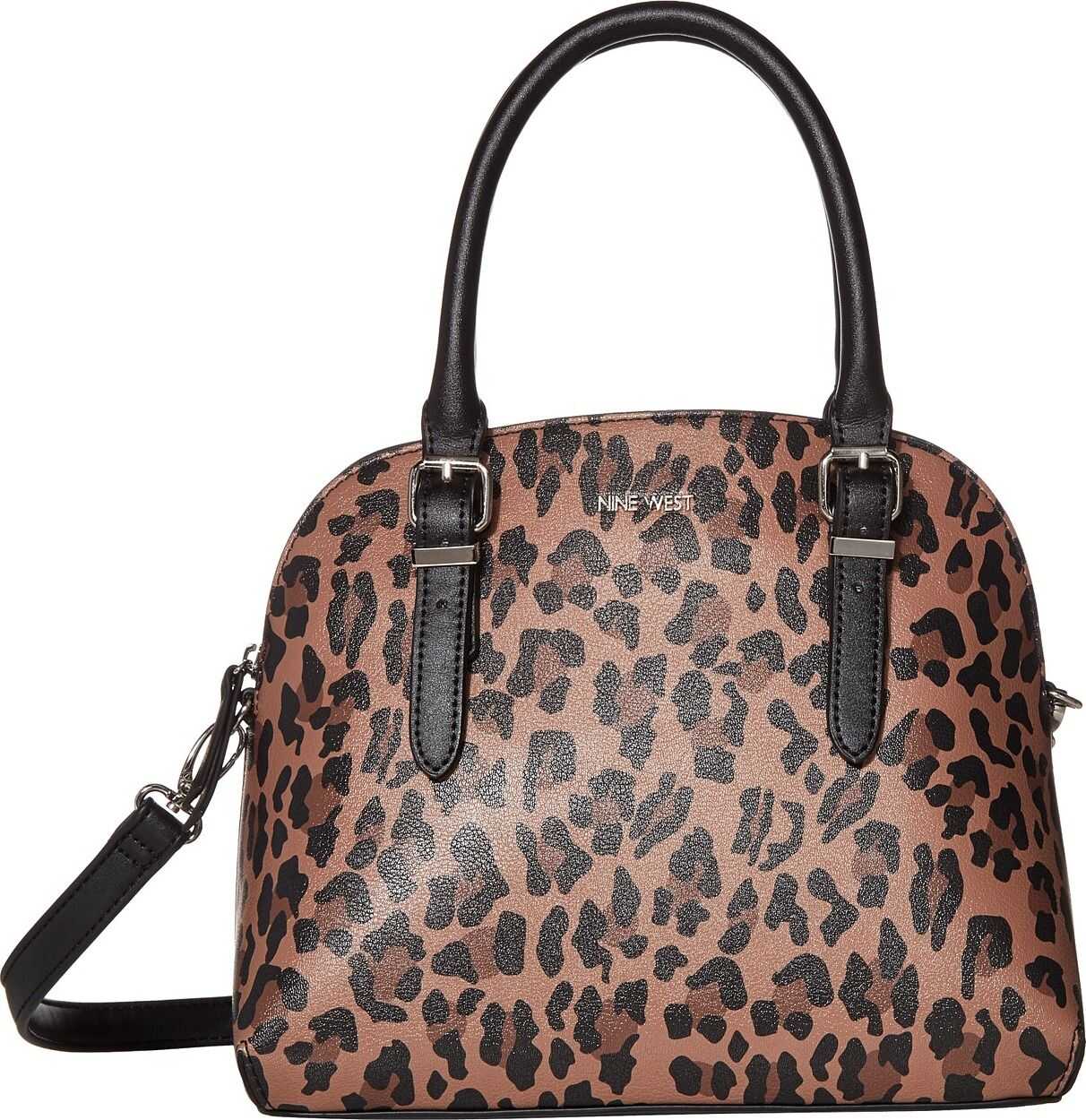Nine West Carrigan Dome Satchel Leopard