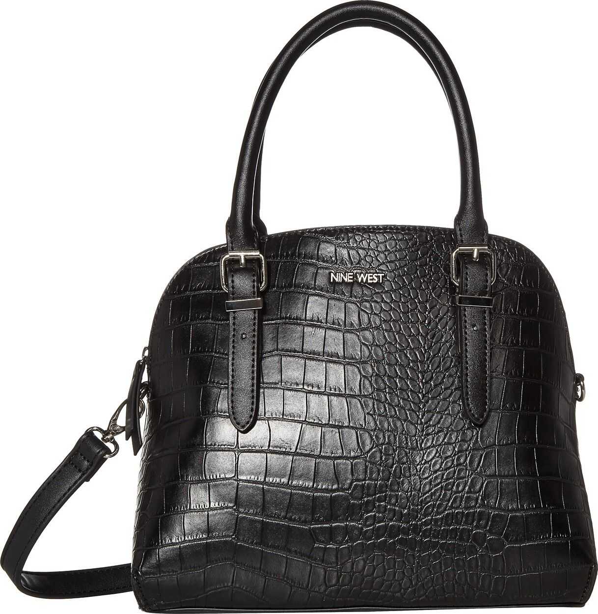 Nine West Carrigan Dome Satchel Black Multi