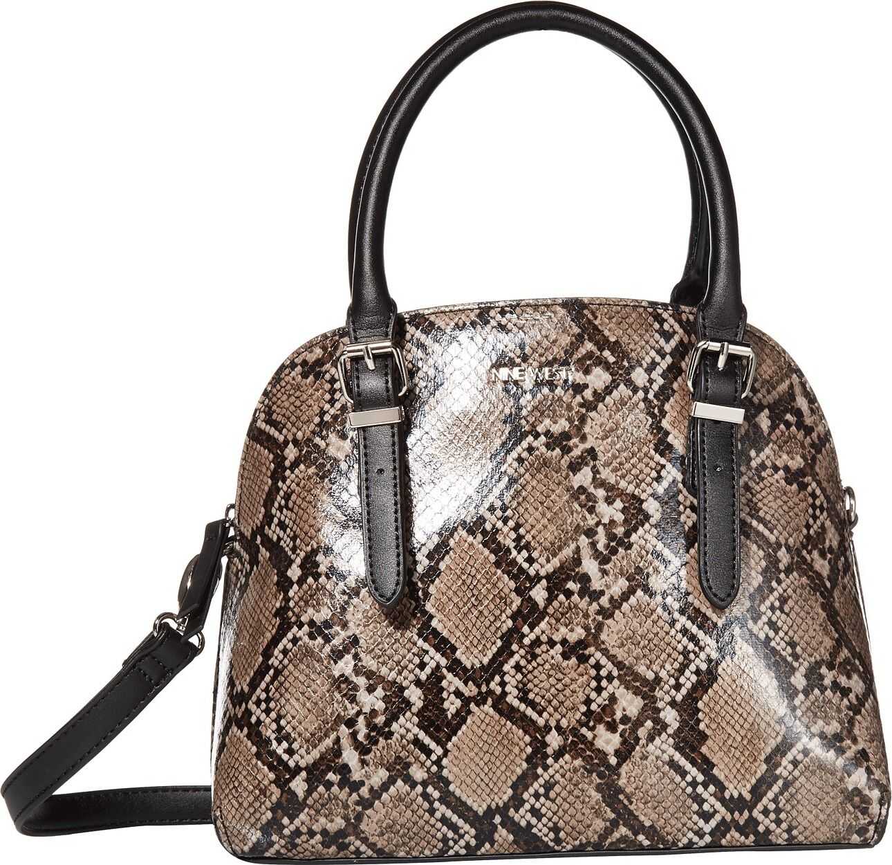 Nine West Carrigan Dome Satchel Steel Multi