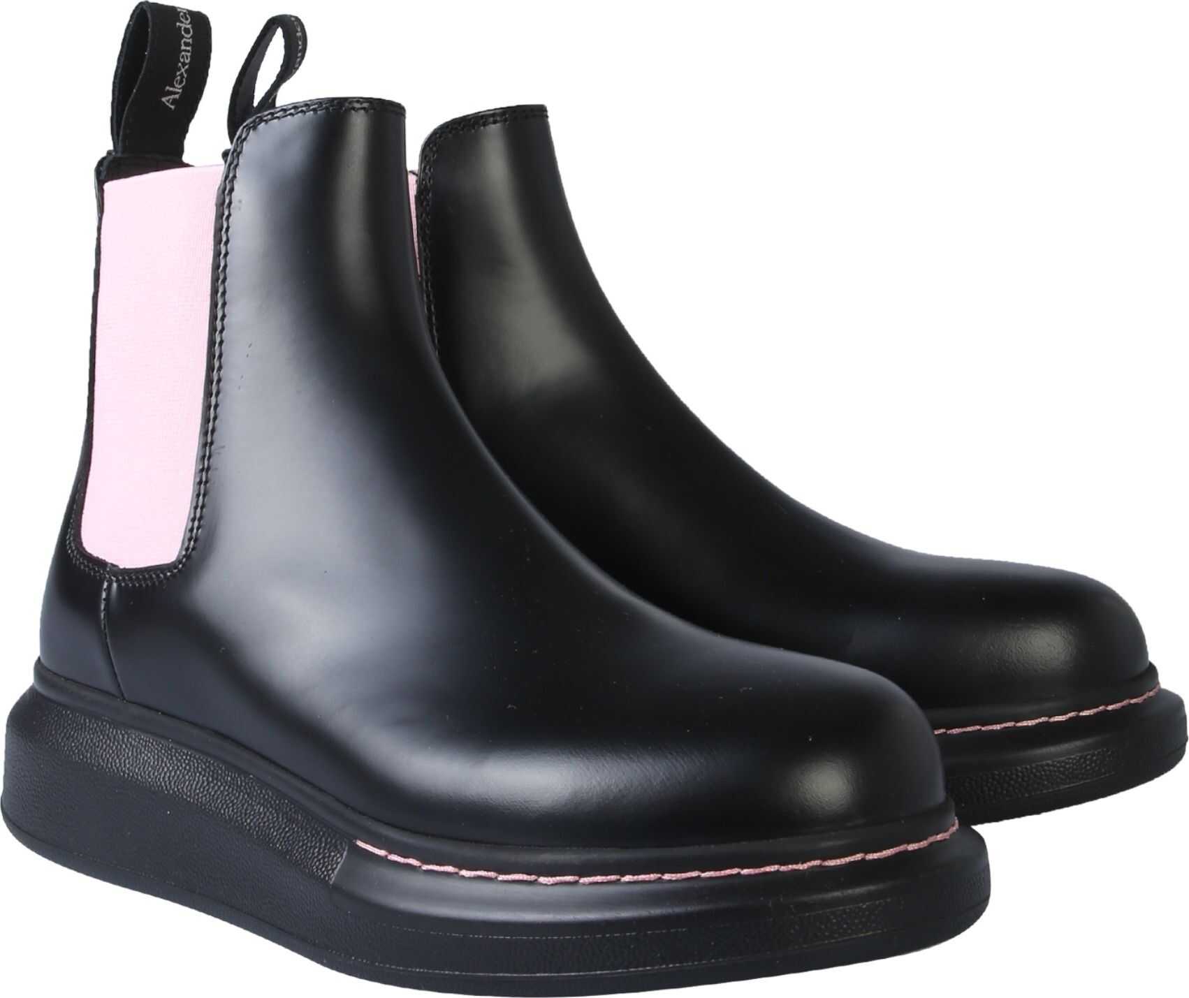 Alexander McQueen Chelsea Hybrid Boots BLACK