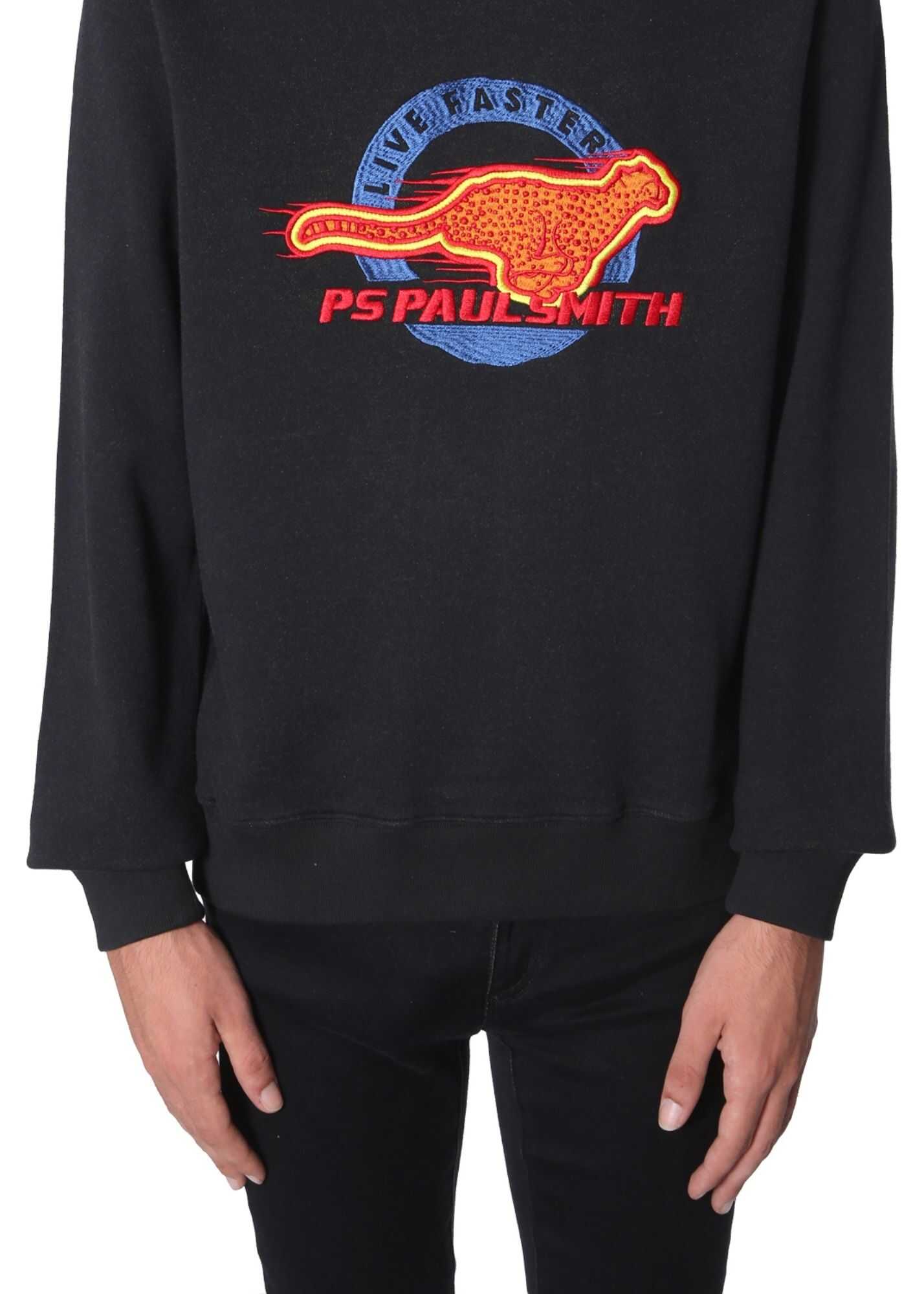 PS by Paul Smith Crew Neck Sweatshirt BLACK