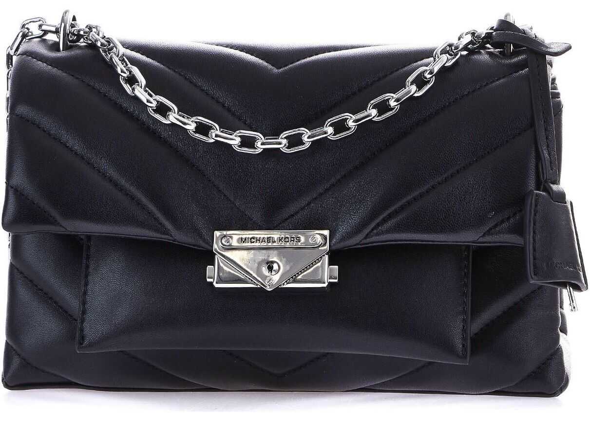Michael Kors Leather Shoulder Bag BLACK