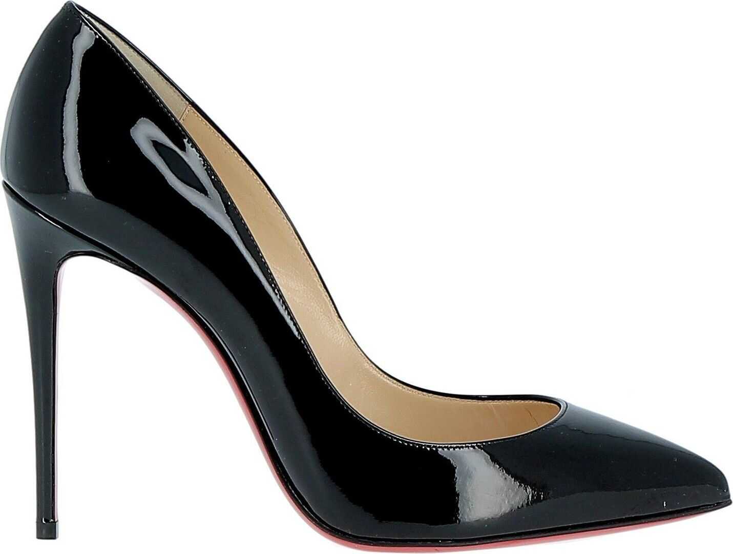 Christian Louboutin Patent Leather Pumps BLACK