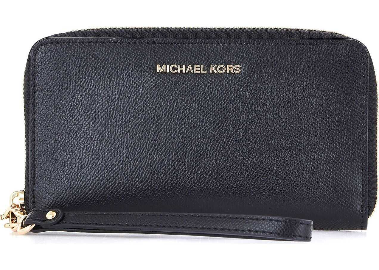 Michael Kors Leather Wallet BLACK