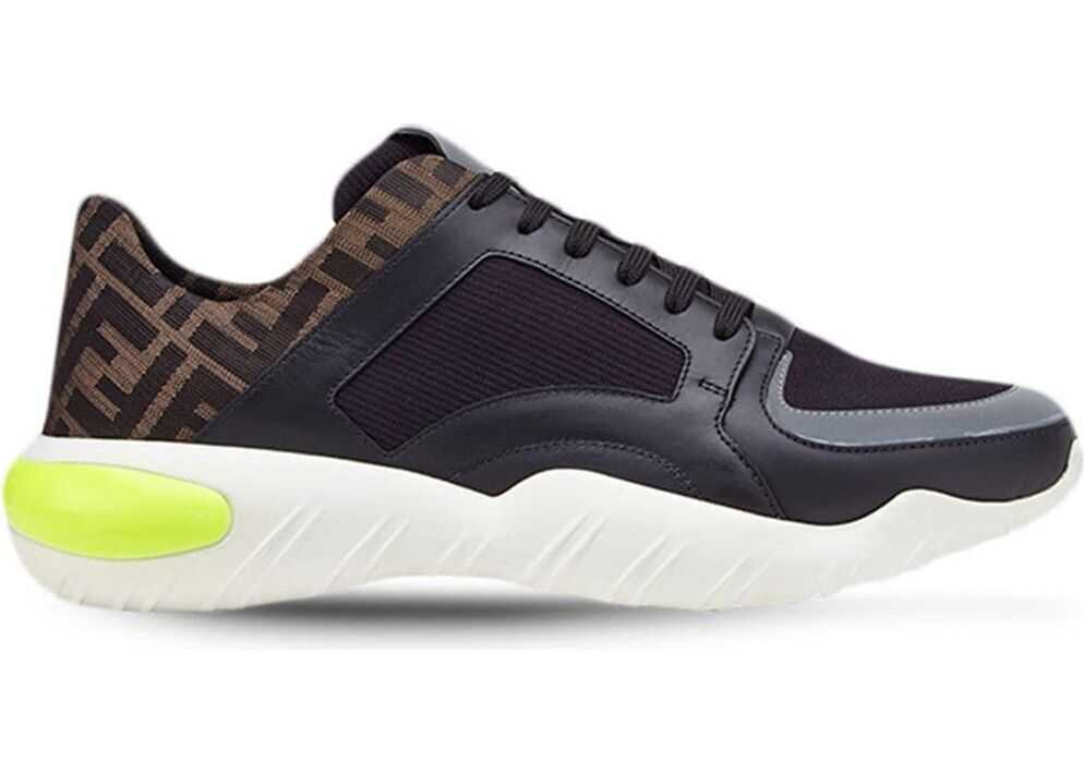 Fendi Leather Sneakers BLACK