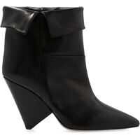Cizme Leather Ankle Boots Femei