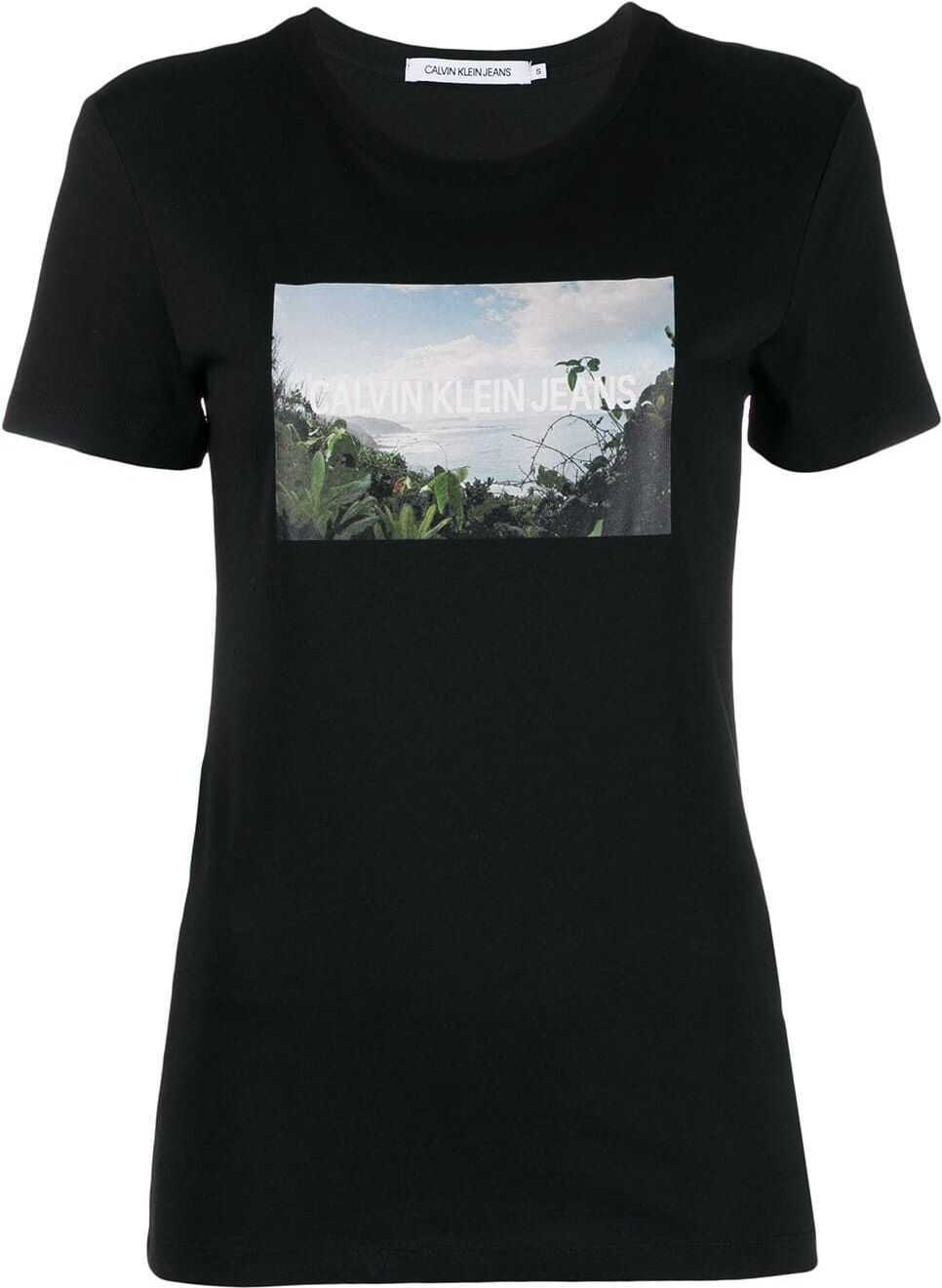 Calvin Klein Jeans Cotton T-Shirt BLACK