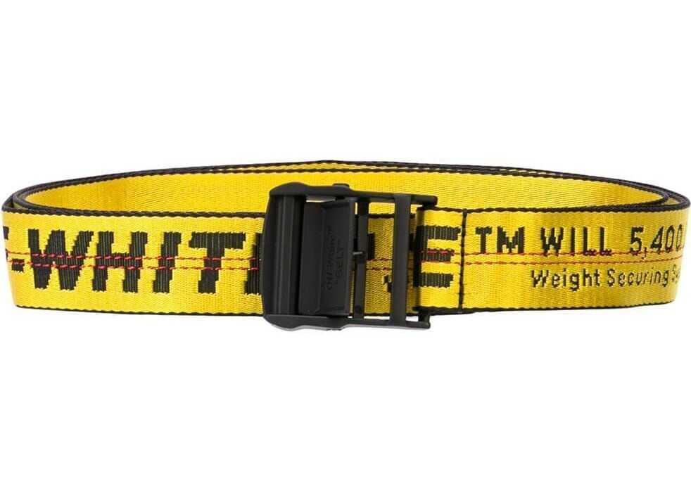 Off-White Polyester Belt YELLOW