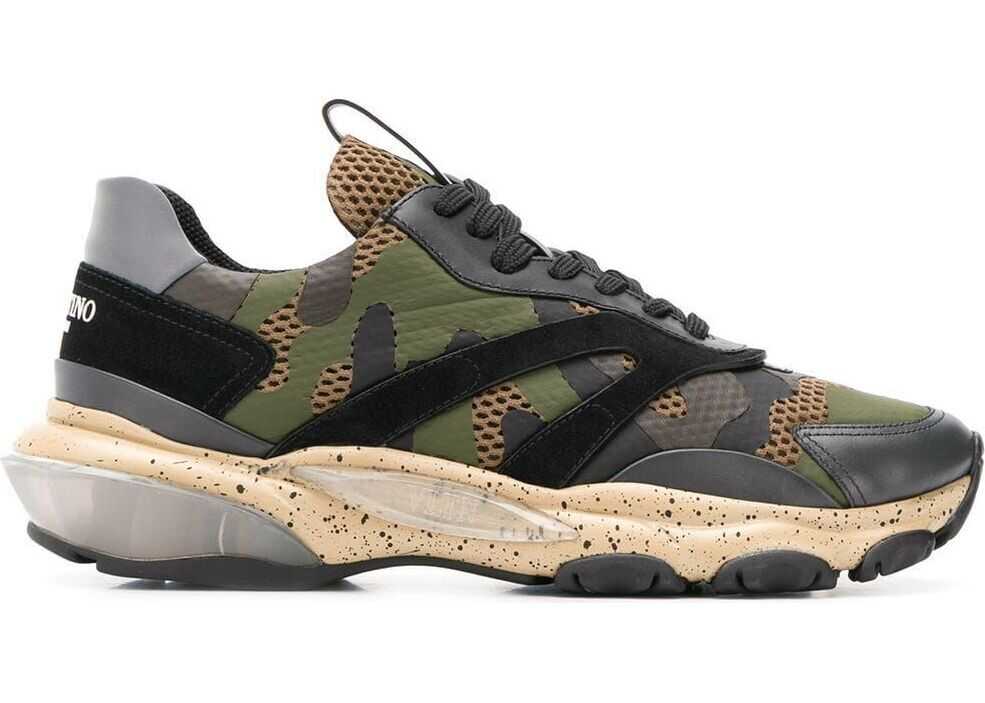 Valentino Garavani Fabric Sneakers GREEN