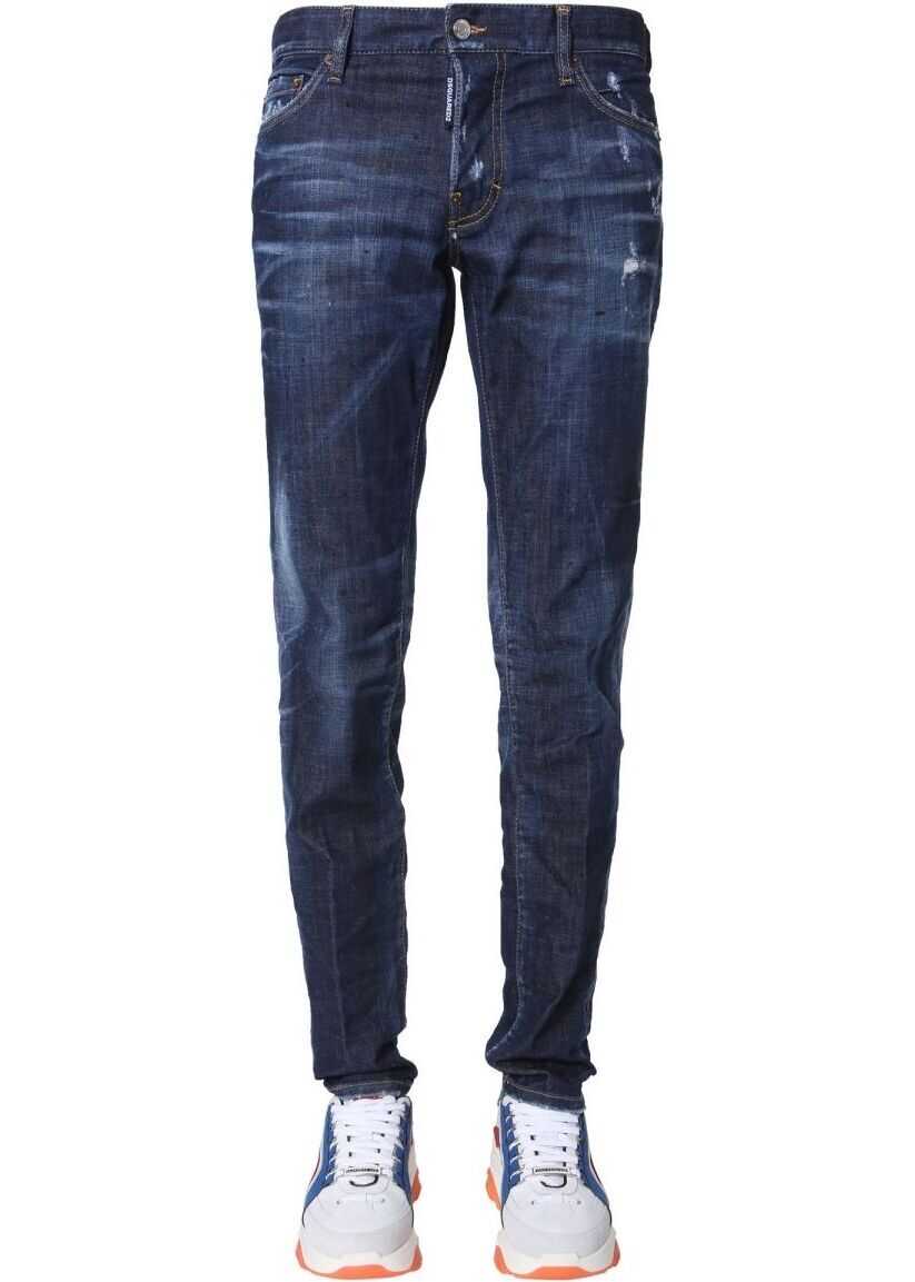 DSQUARED2 Cotton Jeans BLUE