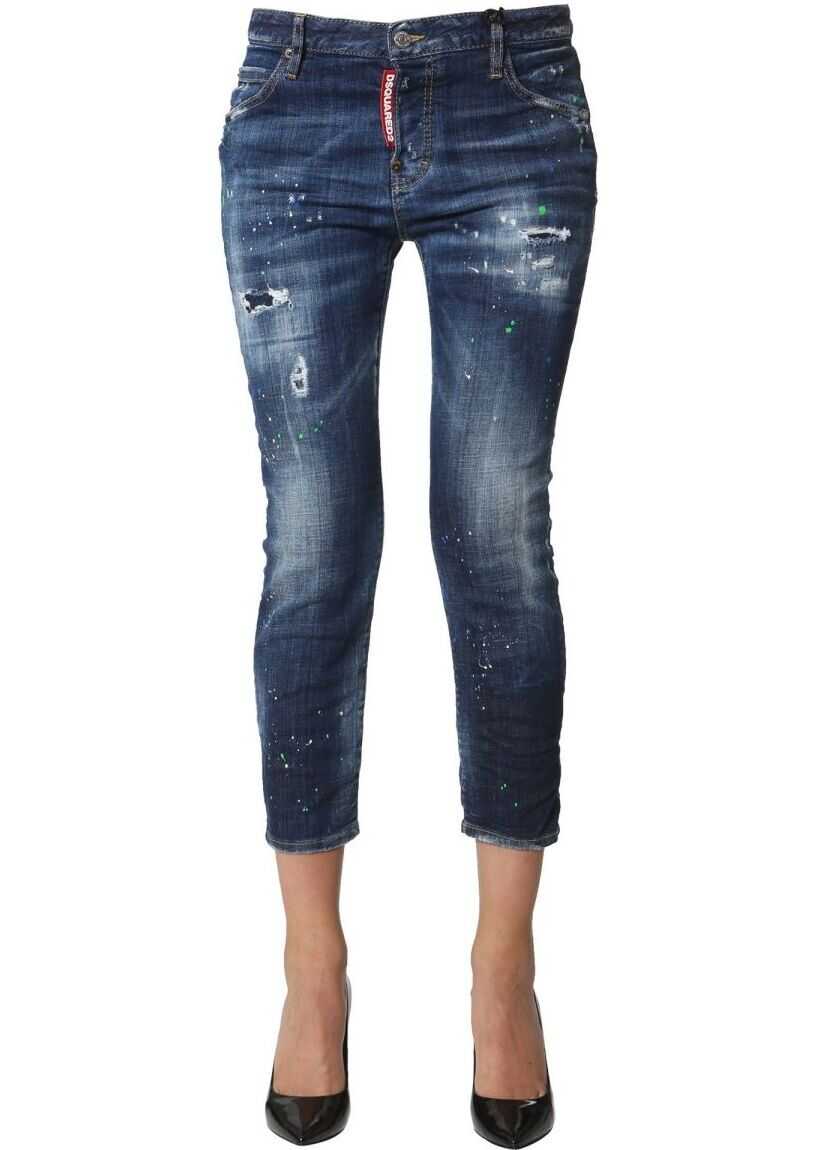 DSQUARED2 Cotton Jeans BLUE