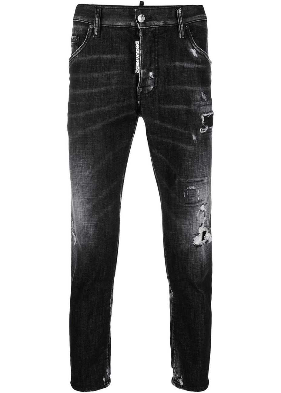 DSQUARED2 Cotton Jeans BLACK