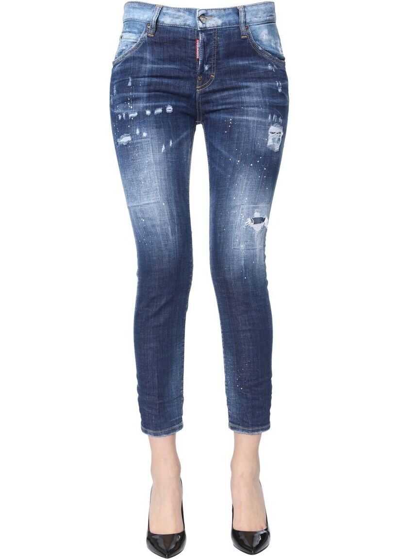 DSQUARED2 Cotton Jeans BLUE