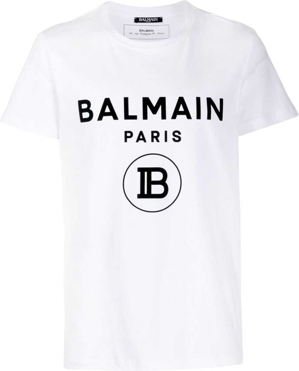 Balmain Cotton T-Shirt WHITE