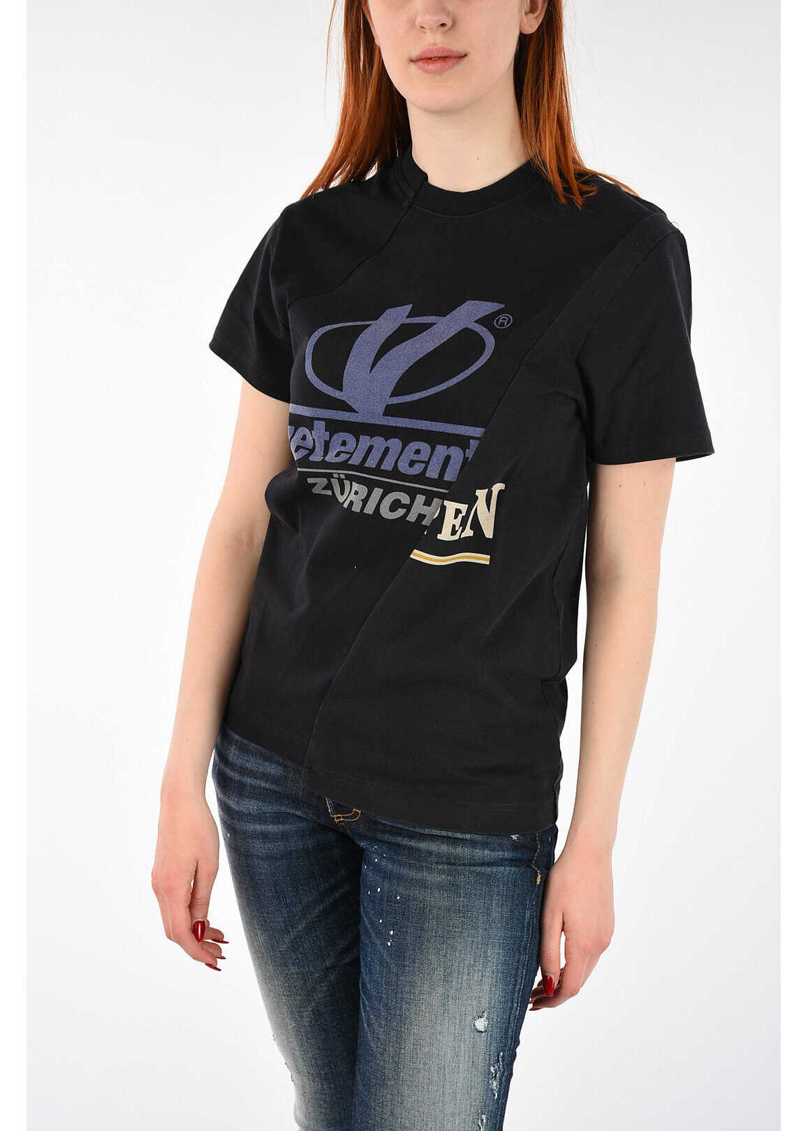 Vetements Printed T-Shirt BLACK