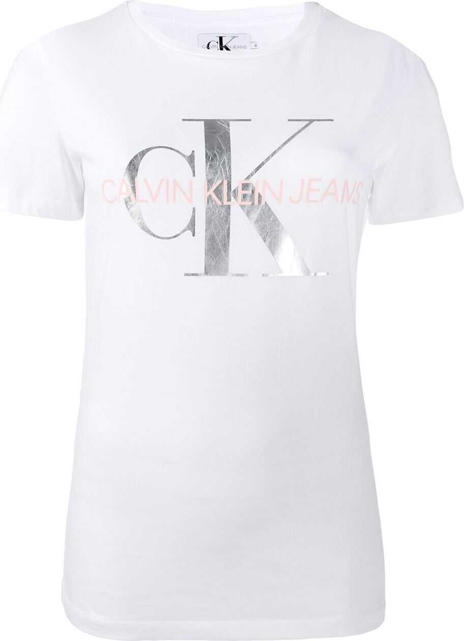 Calvin Klein Jeans Cotton T-Shirt WHITE