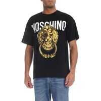 Tricouri Moschino Lion Head Handle T-Shirt In Black