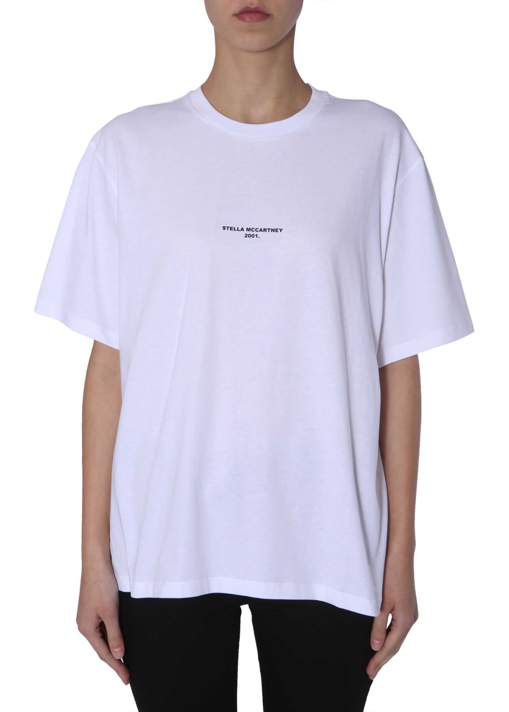 adidas by Stella McCartney Round Neck T-Shirt WHITE