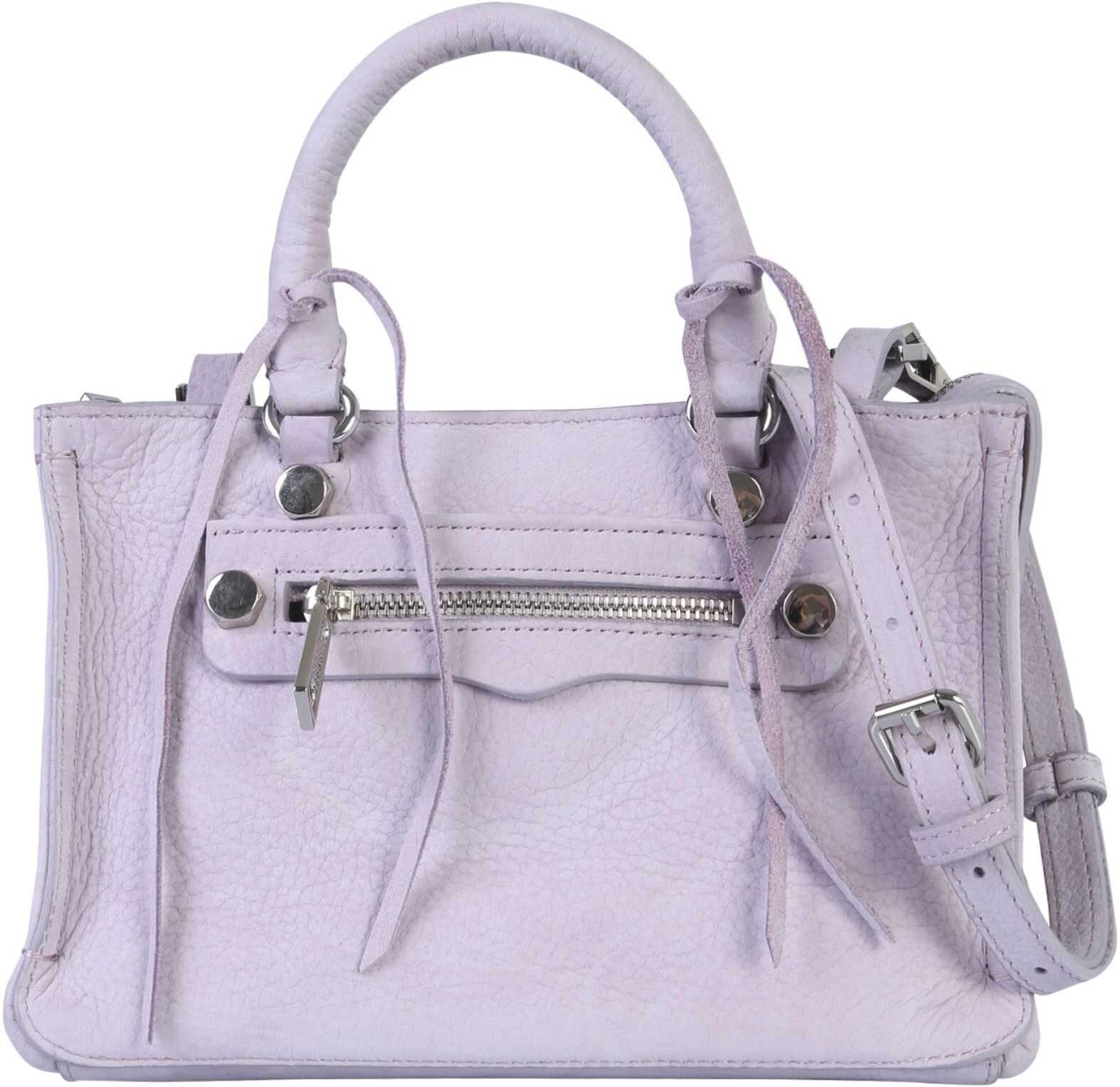 Rebecca Minkoff Regan Satchel Bag HH18ENUX61_534 PURPLE