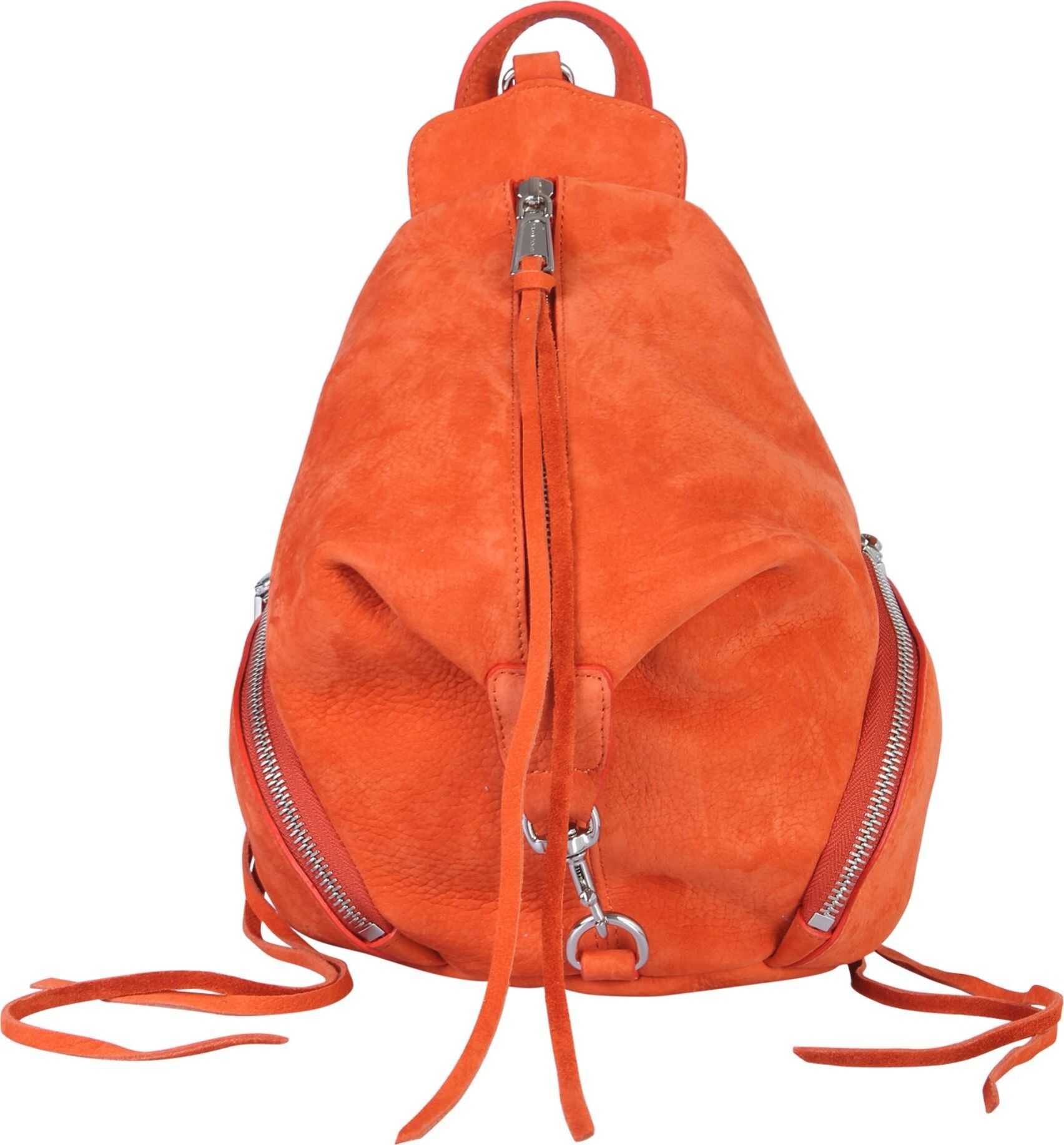 Rebecca Minkoff Mini Julian Convertible Backpack ORANGE