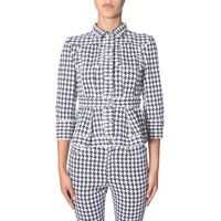 Sacouri office Pied De Poule Denim Jacket Femei