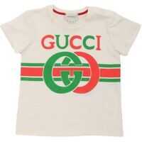 Tricouri Gucci Cream Colored T-Shirt With Gg Print