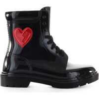 Cizme Rubber ankle boots with heart Femei