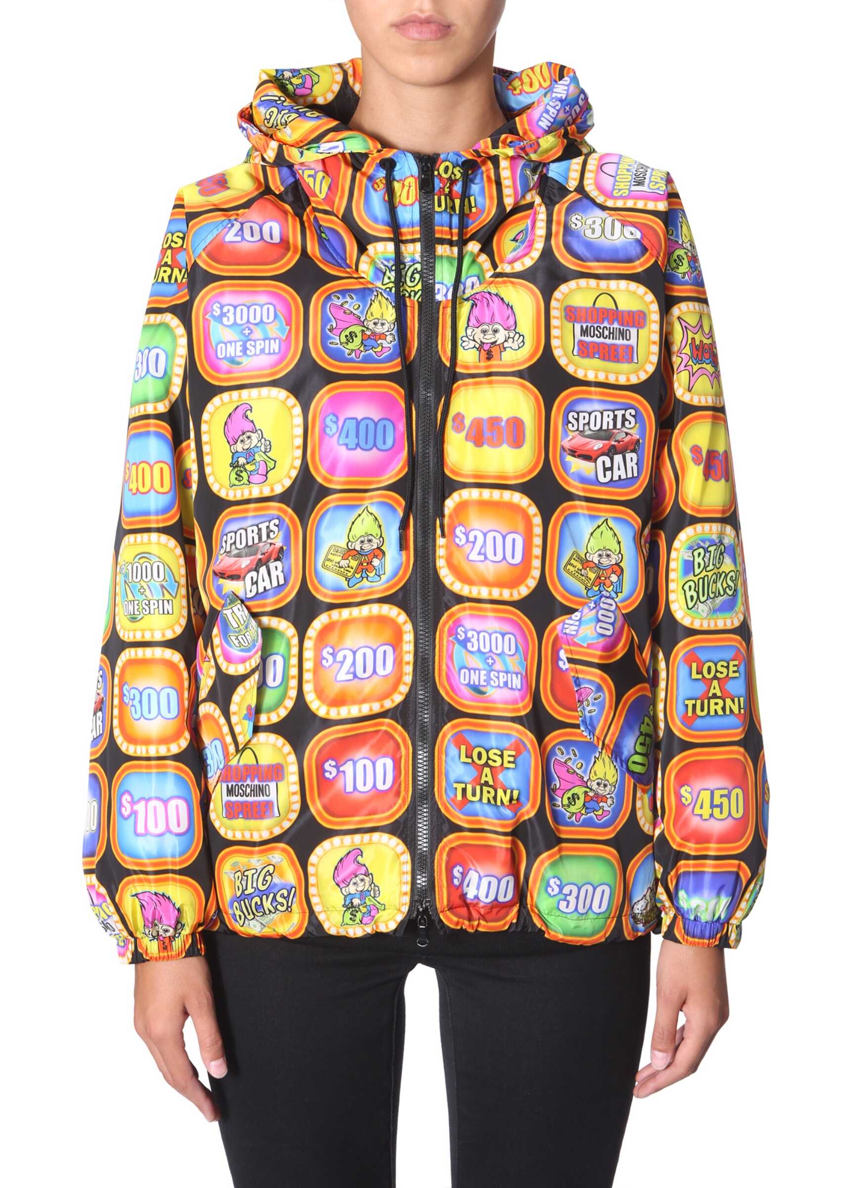 Moschino Hooded Jacket MULTICOLOUR