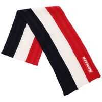 Fulare Tricolor Scarf With Logo Patch Femei
