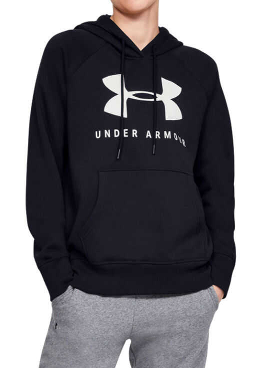 Under Armour Rival Fleece Sportstyle Graphic Hoodie Black