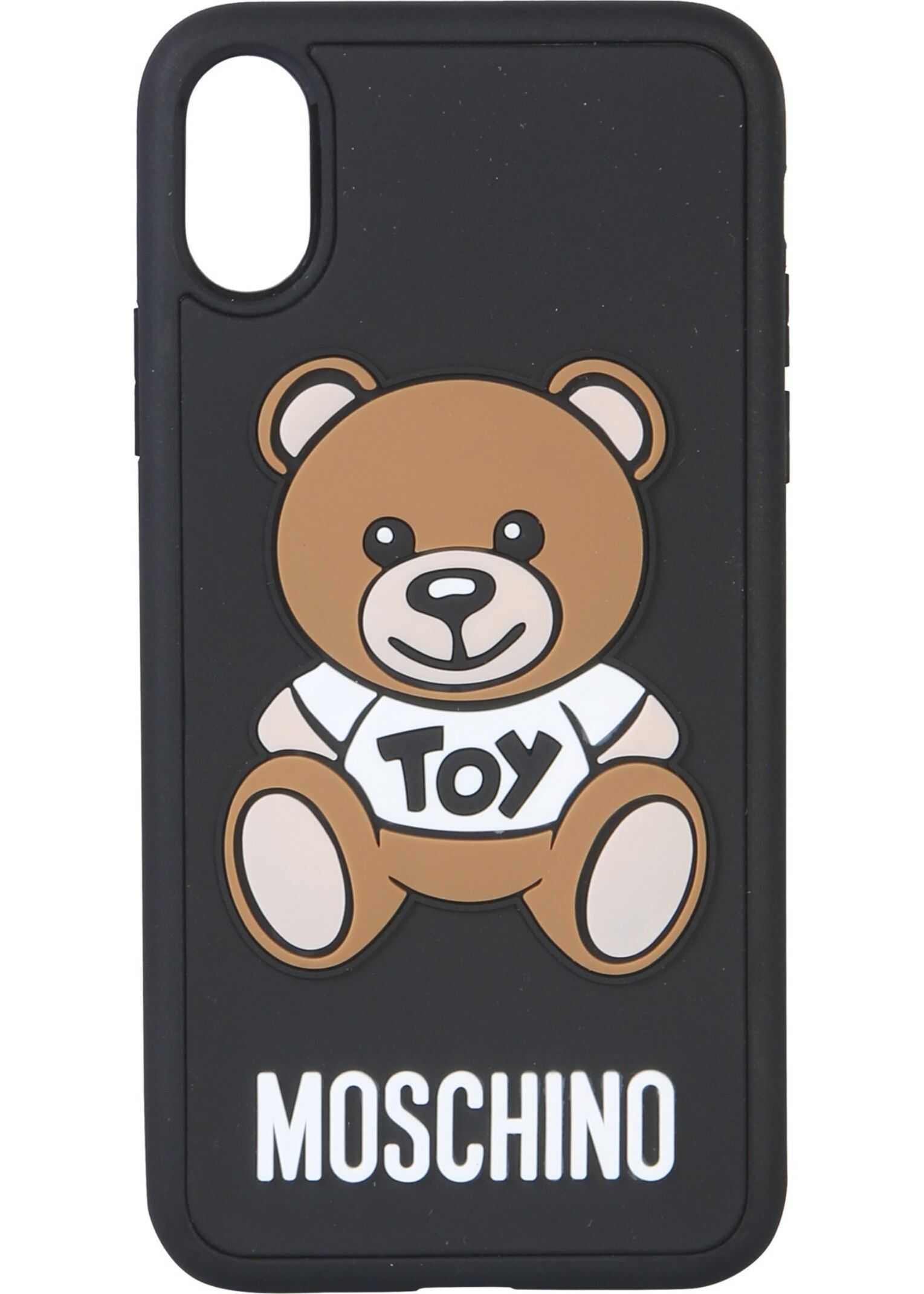 Moschino Iphone X Teddy Bear Cover BLACK