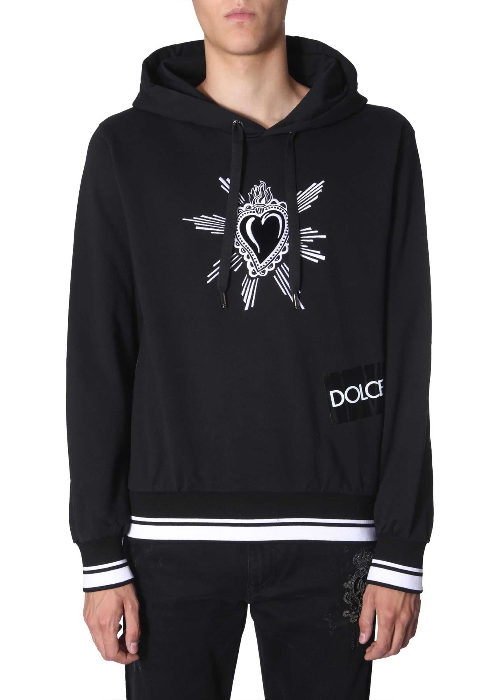 Bluza Dolce & Gabbana Hooded Sweatshirt BLACK