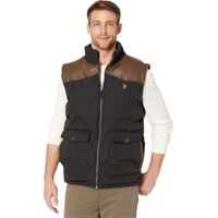 Veste casual Signature Vest w/ PU Yoke Barbati