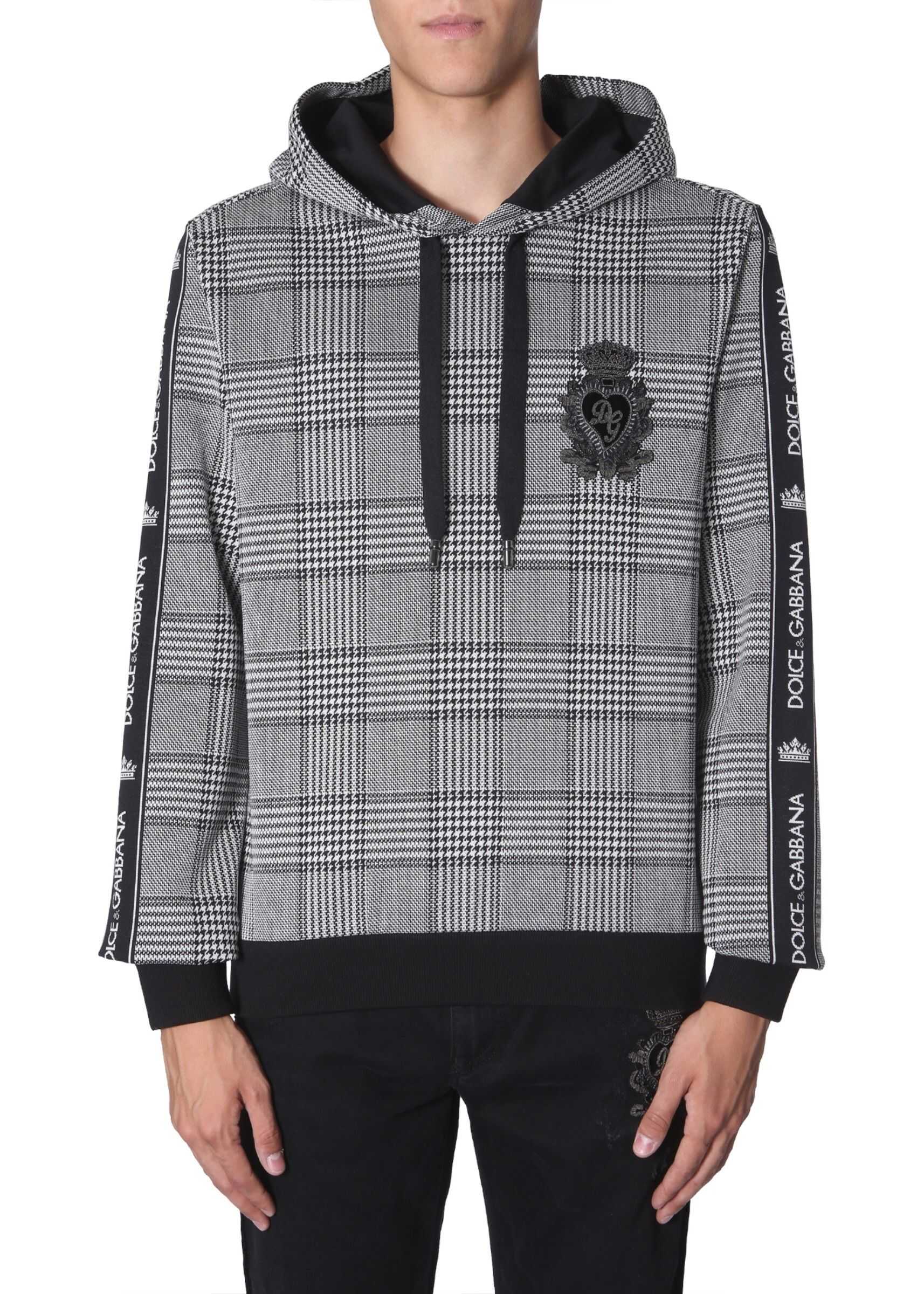 Bluza Dolce & Gabbana Hooded Sweatshirt GREY